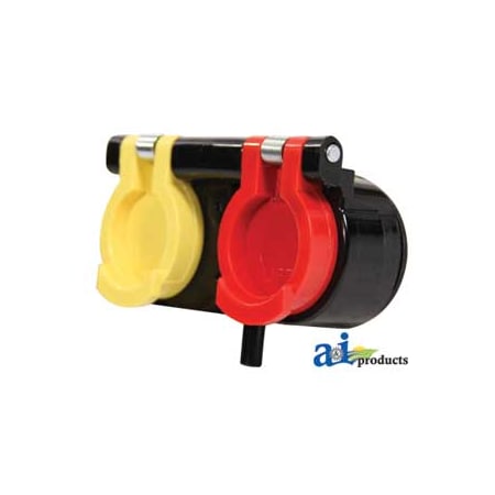 A & I Products Female Automatic Dust Cap 5" x5.75" x3" A-9507-4-1H